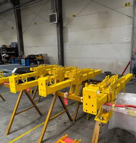 Container loading equipment hydraulic lifting jack